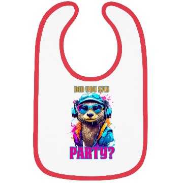 Discover Party Otter Bibs