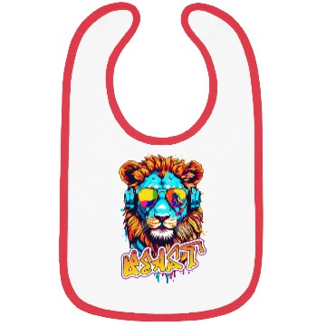 Discover Beast Lion2 Bibs