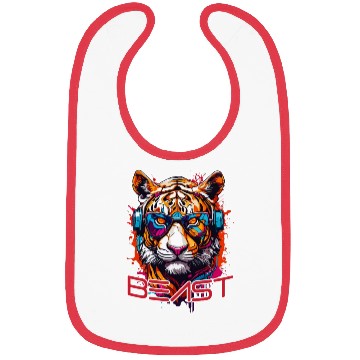 Discover Beast Tiger2 Bibs