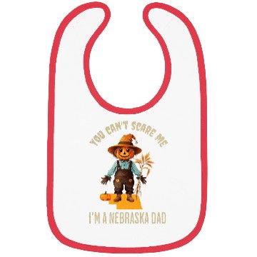 Discover I’m a Nebraska Dad Halloween Fall Autumn Bibs
