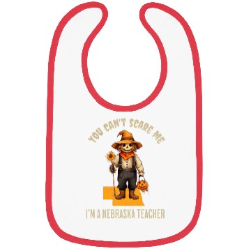 Discover I’m a Nebraska Teacher Halloween Fall Autumn Bibs