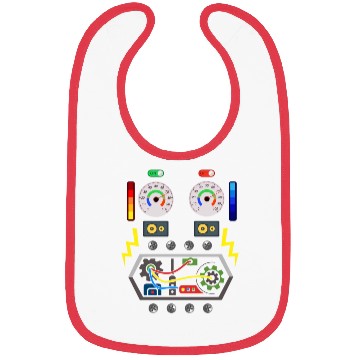 Discover Robot Halloween Robot Bibs