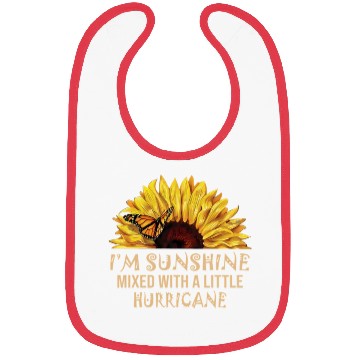 Discover I'M Sunshine Mixed With Little Hurricane Bibs