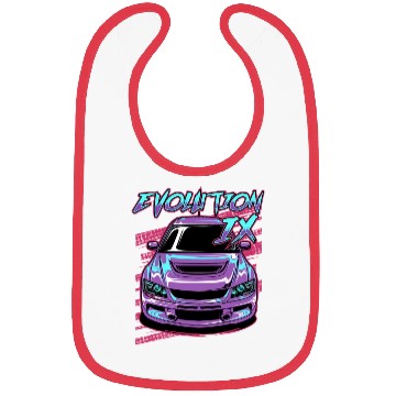 Discover Lancer Evolution Ix Neon Theme Bibs