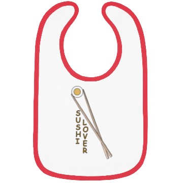 Discover Sushi Roll Lover Bibs