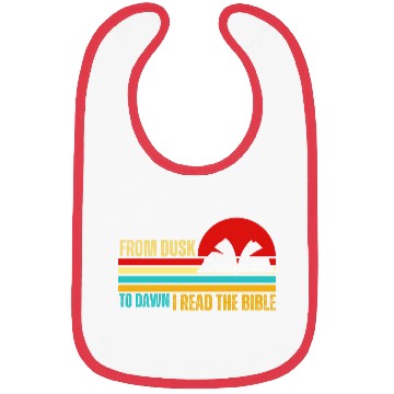 Discover Retro Bible Lover Bibs