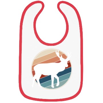 Discover Deer in Retro Style Bibs