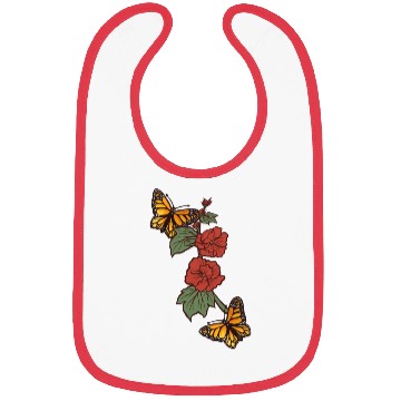 Discover Natures Monarch Butterflies Bibs