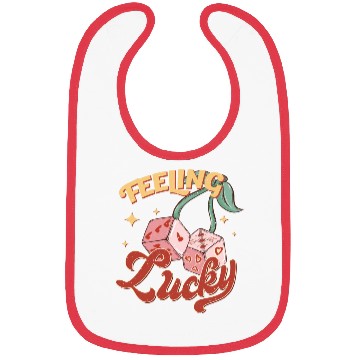 Discover Feeling Lucky Tic Tac Toe Love Game Valentine Gift Bibs