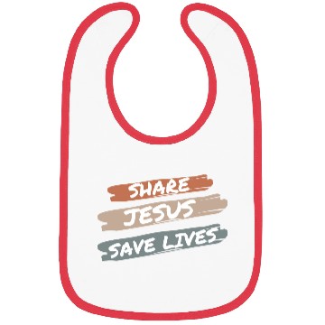 Discover Share Jesus Save Lives Bibs