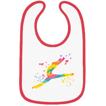Discover Ballet Dancer Colorsplash Man Ballerino Bibs