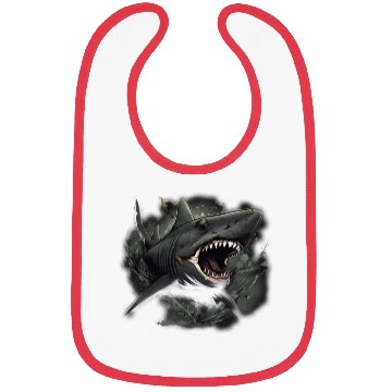 Discover Shark attack Bibs
