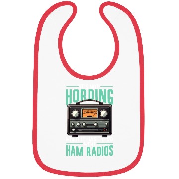 Discover Ham Radio Operator Morse Code Radioactivity Bibs