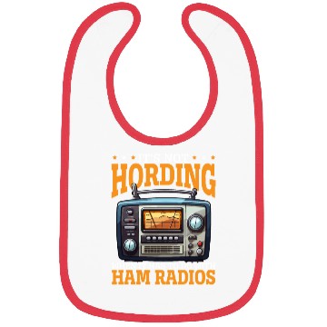 Discover Ham Radio Operator Morse Code Radioactivity Bibs