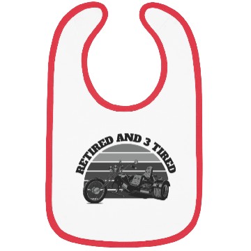 Discover Retired And 3 Tired Three-Wheeled Motorcycle Bibs