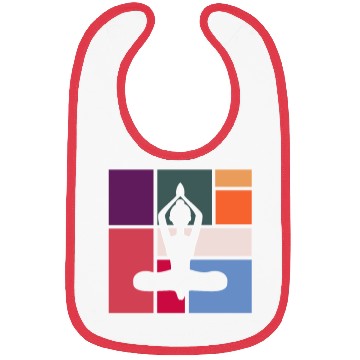 Discover Vintage Yoga – Retro Meditation Pose Bibs