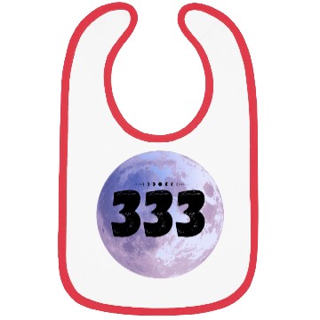 Discover Purple Moon Angel Numbers 333 Bibs