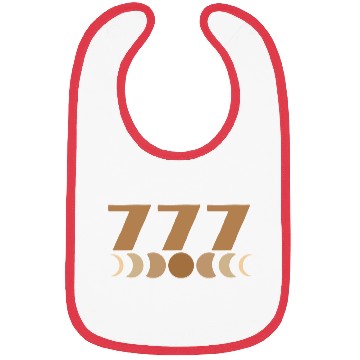Discover Moon Cycle Brown Angel Numbers 777 Bibs