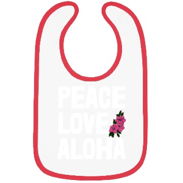 Discover Peace Love Aloha Bibs