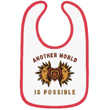 Discover Another World Is Possible Cute Retro Radical Bibs