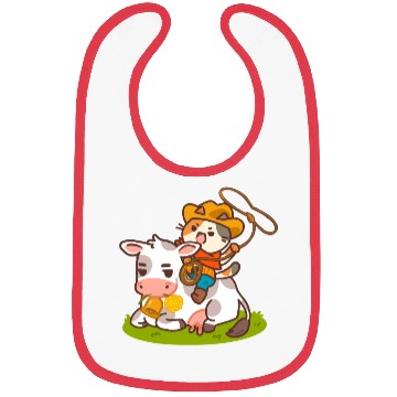 Discover Meow Dy Yeehaw Cowboy Cat Bibs