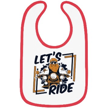 Discover Let's Ride Three-Wheeled Motorcycle Motorcycle Bibs