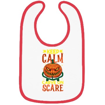 Discover Scary Pumpkin Halloween Costume Autumn Fall Gift Bibs