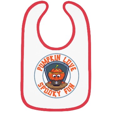 Discover Scary Pumpkin Halloween Costume Autumn Fall Gift Bibs