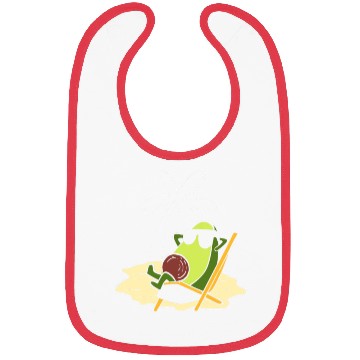 Discover Avocado Relax Chill Person Gift Bibs