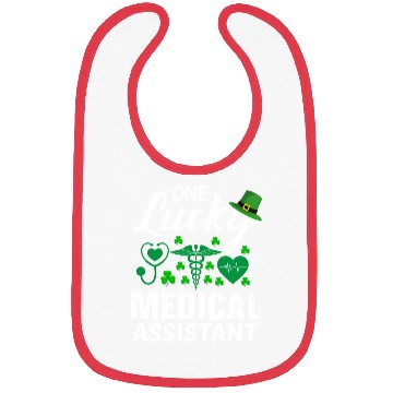 Discover St Patrick'S Day Lucky Medical Assistant Bibs