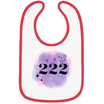 Discover Angel Number 222 Numerology Purple Bibs