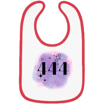 Discover Angel Number 444 Numerology Purple Bibs
