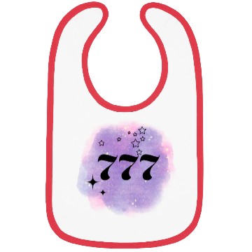 Discover Angel Number 777 Numerology Purple Bibs