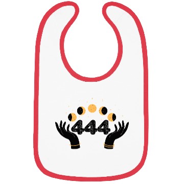 Discover Angel Numbers 444 Moon Cycle Hands Bibs