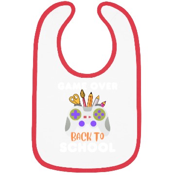 Discover GAME OVER BACK TO SCHOOL Bibs