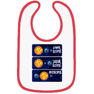 Discover Lunar Eclipse Solar Apocalypse Astrology Science Bibs