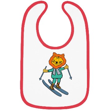 Discover Liger skiing with fancy scarf Bibs