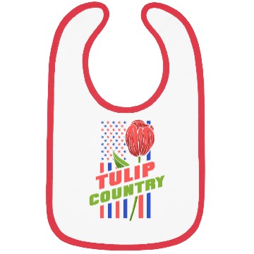 Discover Tulip Gardening Us Flag Tulips Bibs
