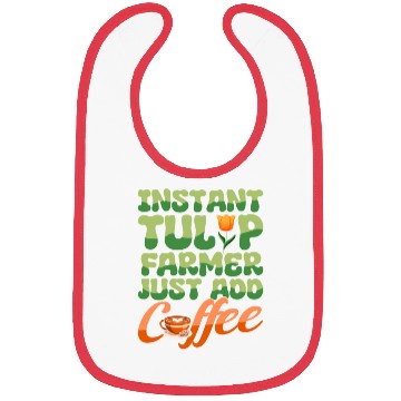 Discover Tulip Gardening Coffee Bibs
