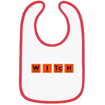 Discover Periodic Table Witch Element of Halloween Bibs