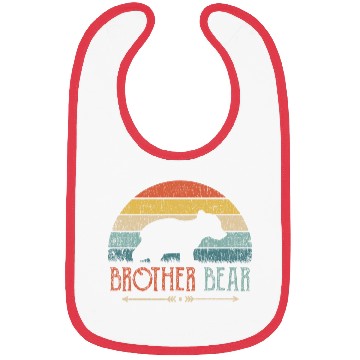 Discover Brother Bear Bibs Vintage Retro Brother Gift