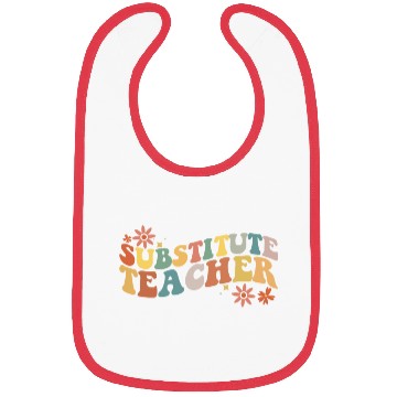 Discover Substitute Teacher Back To School Sub Teacher Bibs