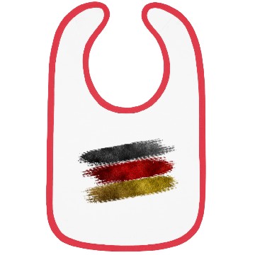 Discover GERMANY DEUTSCHLAND FLAG BRUSH GLITTER Bibs
