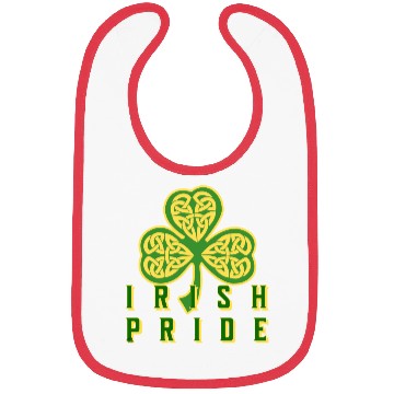 Discover Irish Pride Clover Shamrock St Patricks Bibs
