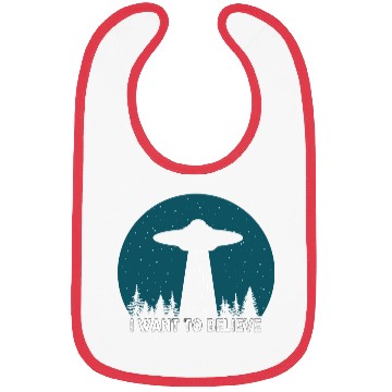 Discover I Want To Believe World Ufo Day Bibs