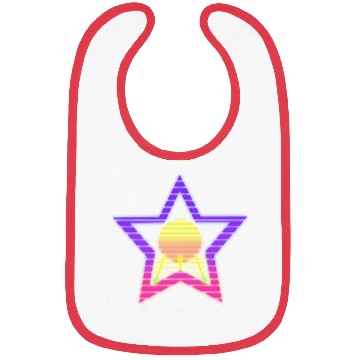 Discover star neon vintage retro style 90s. Bibs