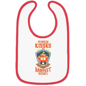 Discover Scary Pumpkin Halloween Costume Autumn Fall Gift Bibs