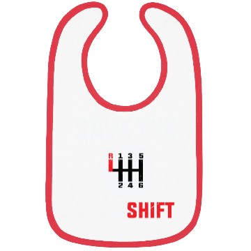 Discover save the stick Stick Shift Car Lover Manual Driver Bibs