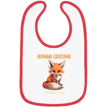 Discover Cute Fox Halloween Bibs | This is My Human