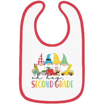 Discover Oh Hey Second Grade Gnomes Student 2nd Grade Back Bibs